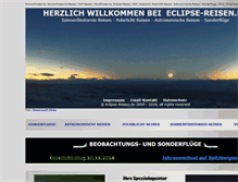 Tablet Screenshot of eclipse-reisen.de